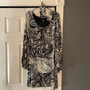 Multi colored dress.